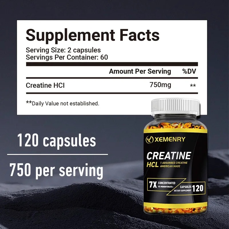 Creatine HCl - Muscle,Cognitiv - Creatine Hcl Capsule review and price